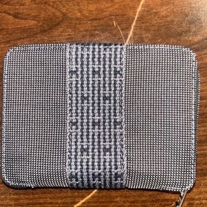 Hermes Gray and Black Card Holder